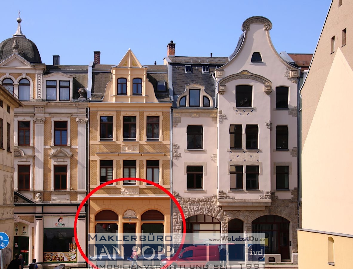 Kleiner Laden mit großer Schaufensterfront (Gewerbe - Mieten oder Pachten) in Greiz