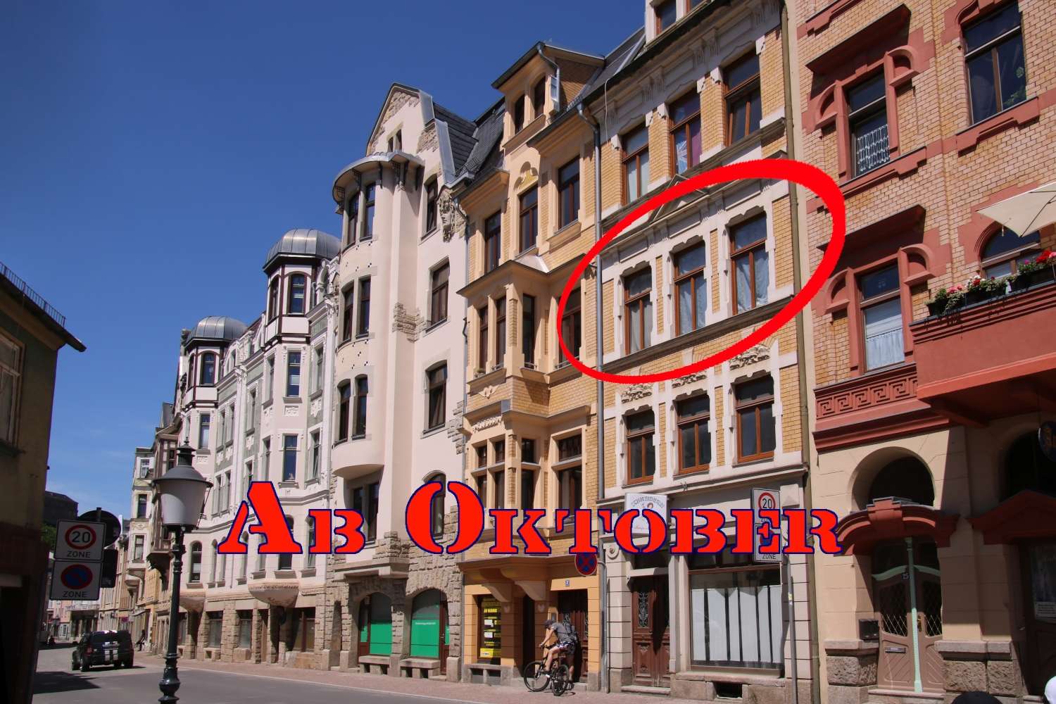 Sanierte Wohnung im Stadtzentrum - Einbauküche möglich (Wohnen - Mieten oder Pachten) in Greiz