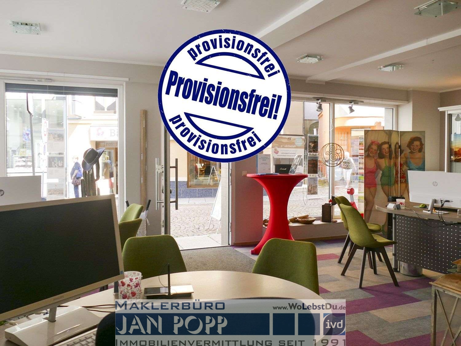 Idealer Standort für ein Reisebüro, aber auch für andere Branchen! (Gewerbe - Mieten oder Pachten) in greiz