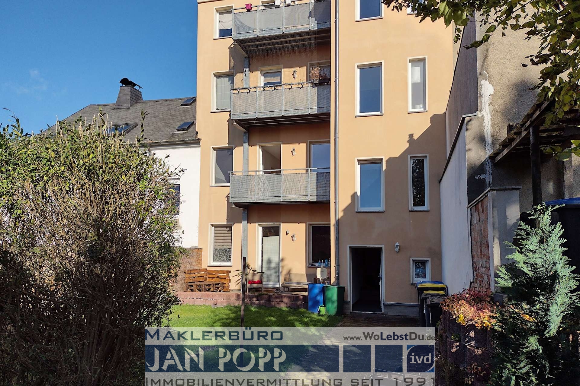 Einbauküche, Terrasse und Gartennutzung in Greiz